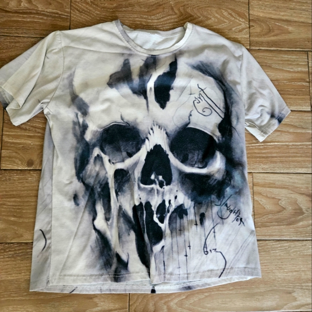 Mens skull t shirt